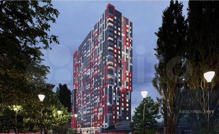 2-к. квартира, 73,2 м², 4/25 эт.