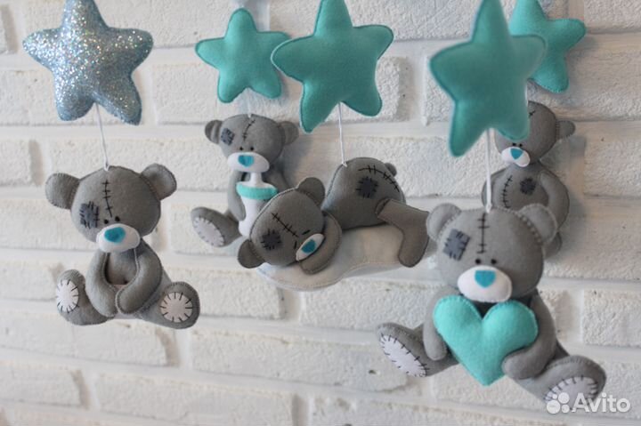 Мобиль Тедди и Винни