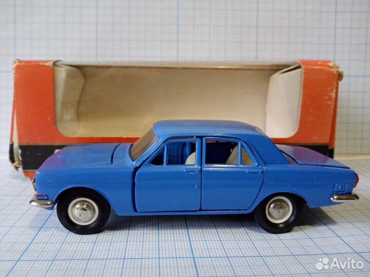 А14 газ 24(01) синий коробка 1:43 без ми металл