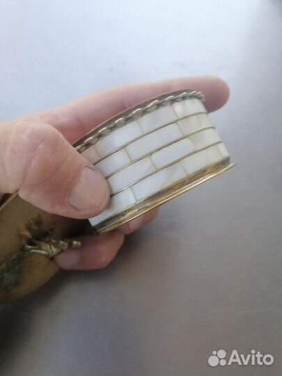 Латунная шкатулка Слон