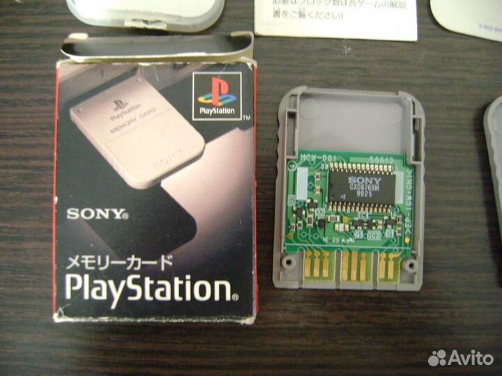 Ориг. карты памяти Gamecube и sony ps1 Япония