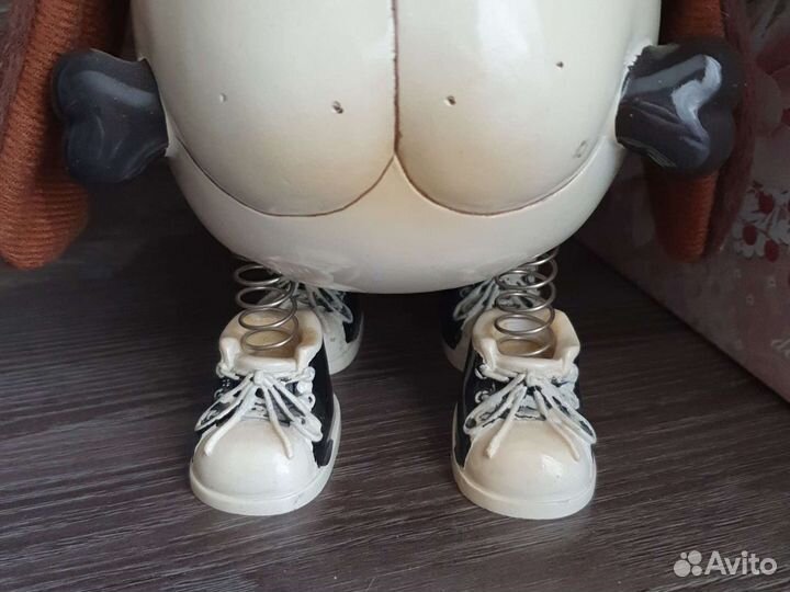 Прикольная копилка собачка на пружинах