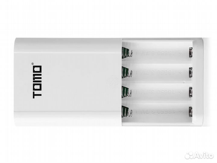 Новые PowerBank Tomo S4 Белые для ячеек 18650