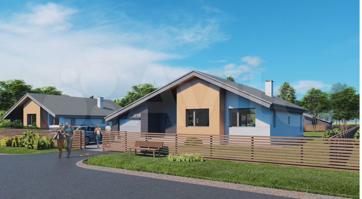 Дом 105,7 м² на участке 12 сот.