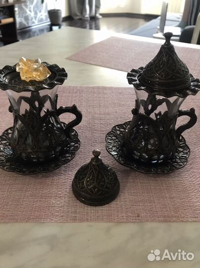 Набор турецких стаканов для чая армуду