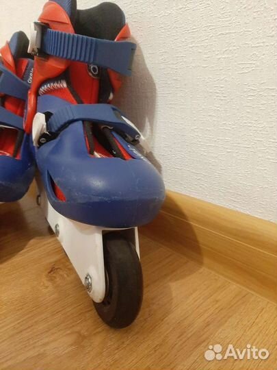 Роликовые коньки детские oxelo с защитой