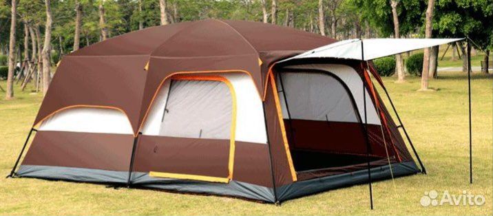 Большая, вместительная палатка