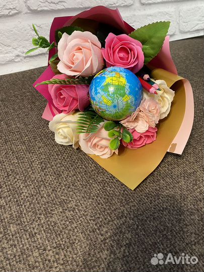 Букет из мыльных цветов