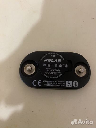 Нагрудный пульсометр polar h10