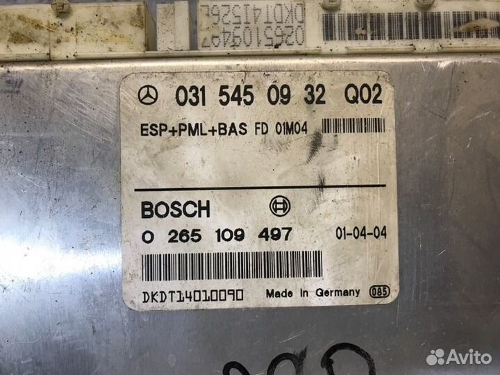 Блок управления ESP Mercedes-Benz S-Class W220 3.2