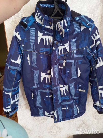 Куртка зимняя на мальчика рост 140 146