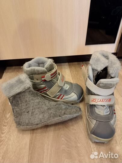 Лыжные ботинки детские