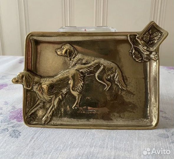 Пепельница бронза Италия