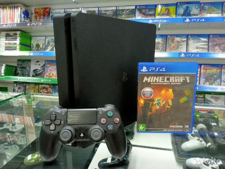 PlayStation 4 Slim 500 gb + Minecraft