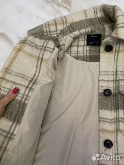Теплая рубашка bershka