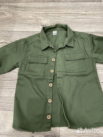 Рубашка джинсовая 98-104