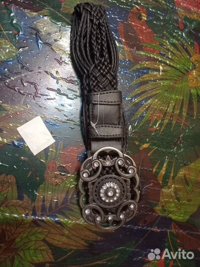 Женский кожаный ремень новый