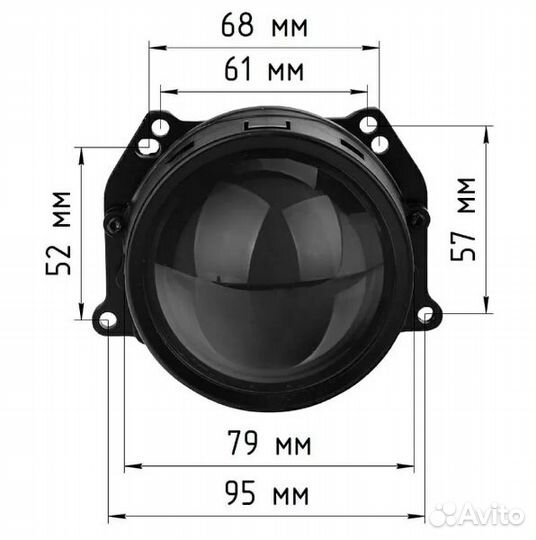 Светодиодные Линзы Би Лед Aozoom А13 A3 MAX BiLed