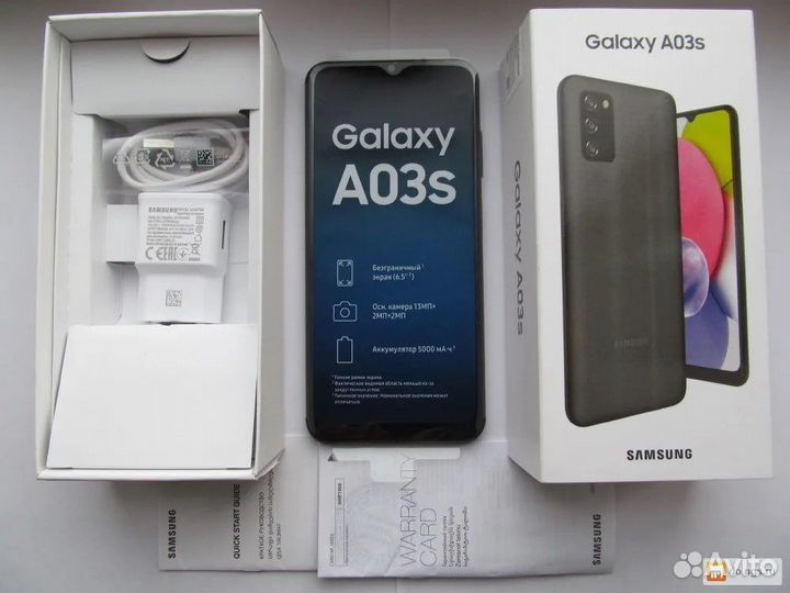 Смартфон Samsung Galaxy A03s 32GB Black (SM-A037F)