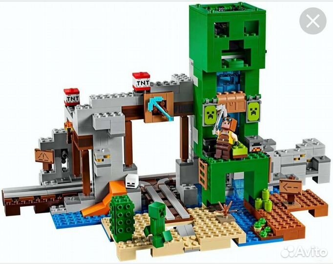Lego Minecraft Шахта крипера б/у
