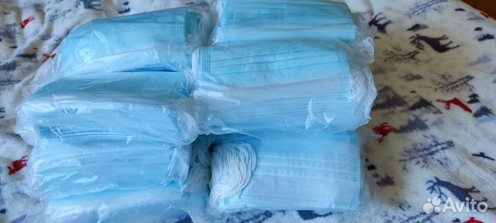 Маски медицинские одноразовые