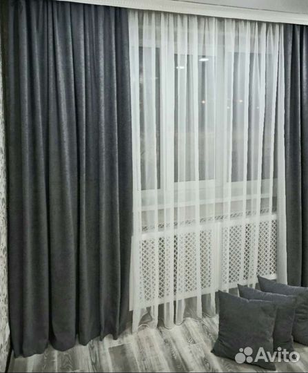 Шторы новые (2штуки)