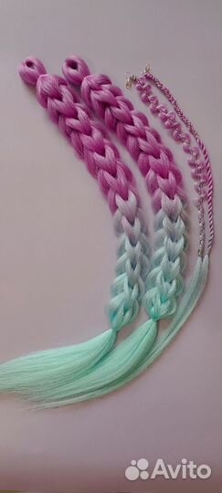 3 Д косы съемные