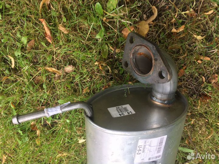 Глушитель задняя часть mitsubishi outlander1 4g64