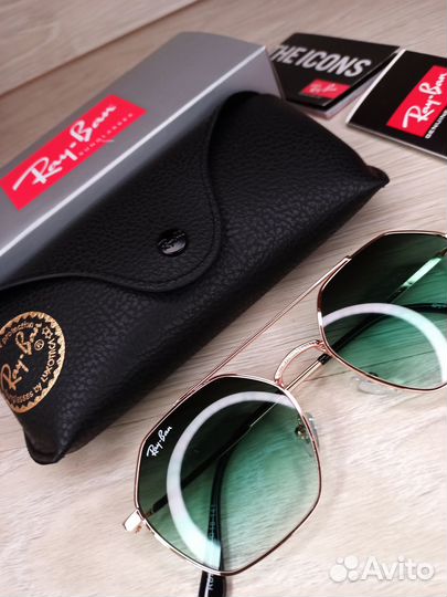 Очки солнцезащитные Ray-Ban RB 2302 новые зелёные