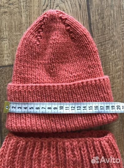 Комплект шапка и снуд для девочки