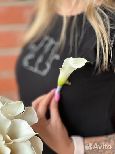 Свадебный букет невесты, каллы