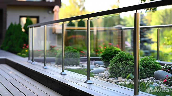Стеклянные ограждения триплекс