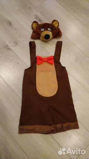 Прокат карнавального костюма медведя