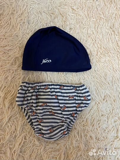 Плавки подгузник для бассейна шапочка для плавания