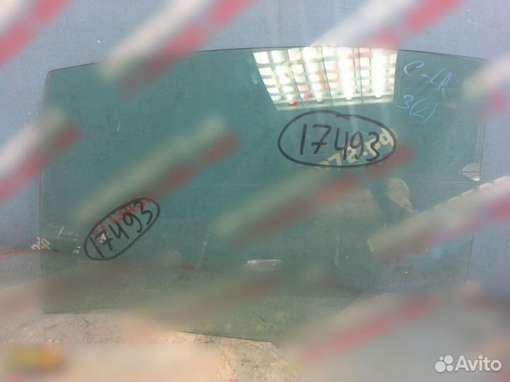 Стекло двери задней левой Citroen C4 2005-2011