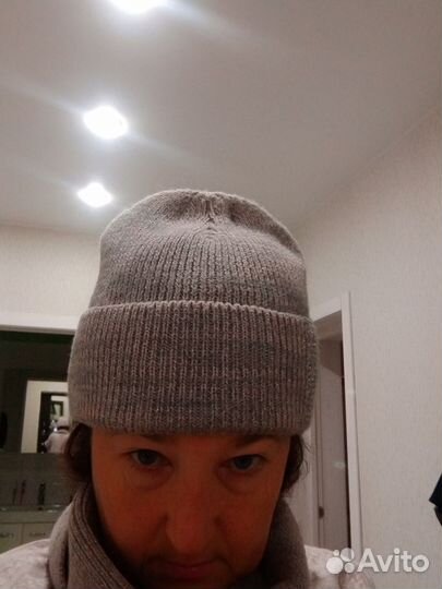 Комплект шапка и шарф новый женский