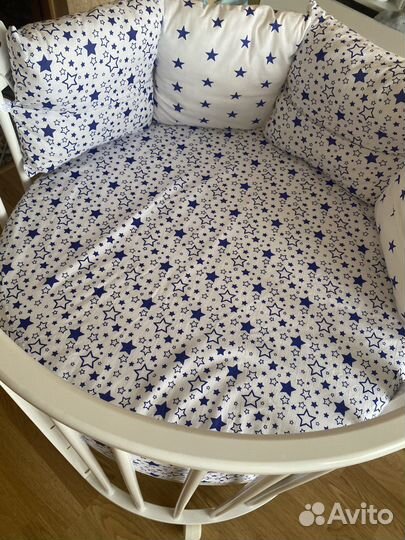 Матрас на круглую кроватку