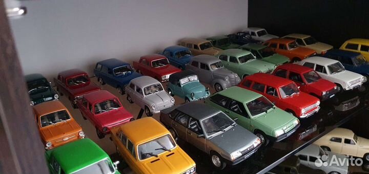 Коллекция моделей машин 1:43