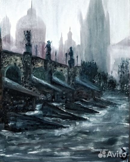 Картина маслом на холсте 