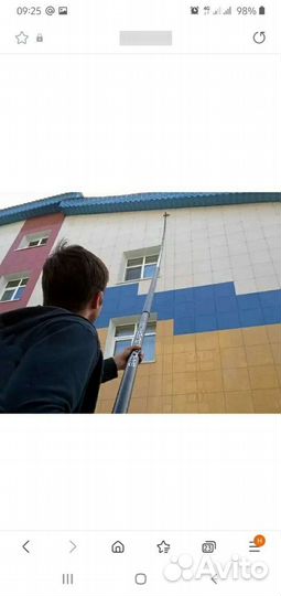 Мойка окон и фасада