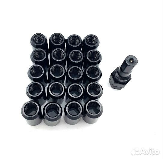 Колесные гайки 12х1,25 черные