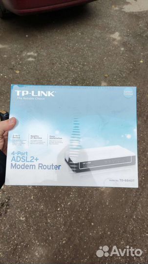 Adsl TP-link TD-8840T adsl 2+ маршрутизатор