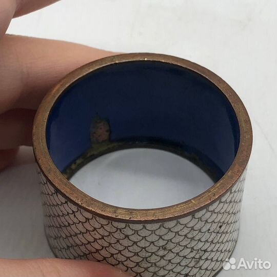 Старинное кольцо для салфеток, клуазонне, Китай