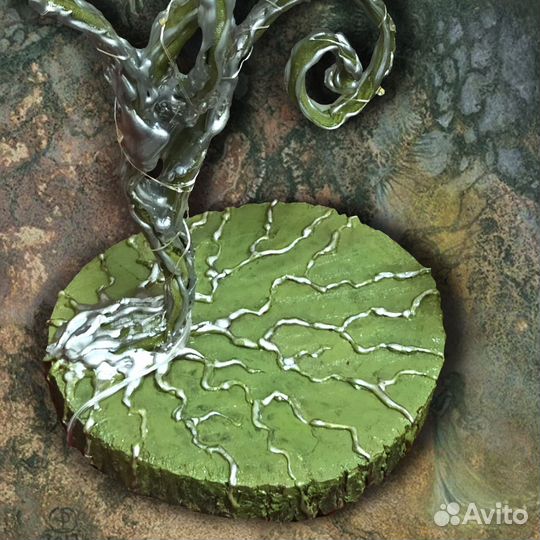 Настольный светильник цветок custom