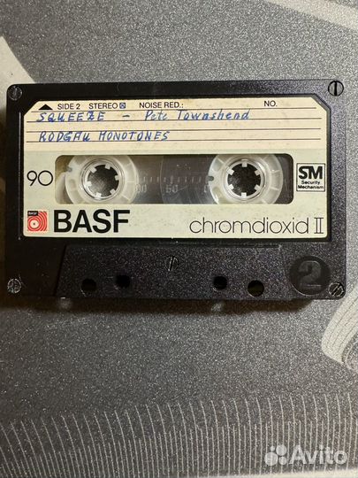 Аудиокассета Basf chromdioxid II 90, Германия,1980