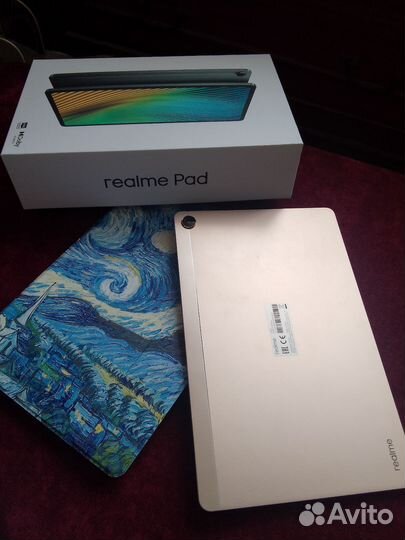 Realme pad 4/64 gb Чехол+защитное стекло