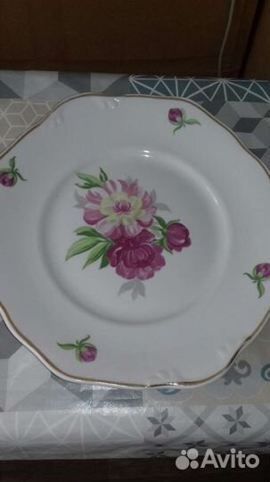 Блюдо и соусник Дулево фарфор