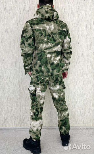 Костюм горка 8 мох на флисе для рыбалки и охоты