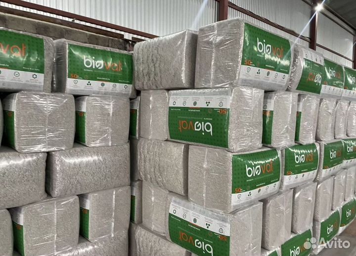 Эковата для утепления и звукоизоляции перекрытий + монтаж в подарок