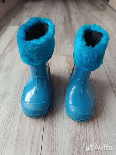 Резиновые сапоги Каури 23 размер утеплённые